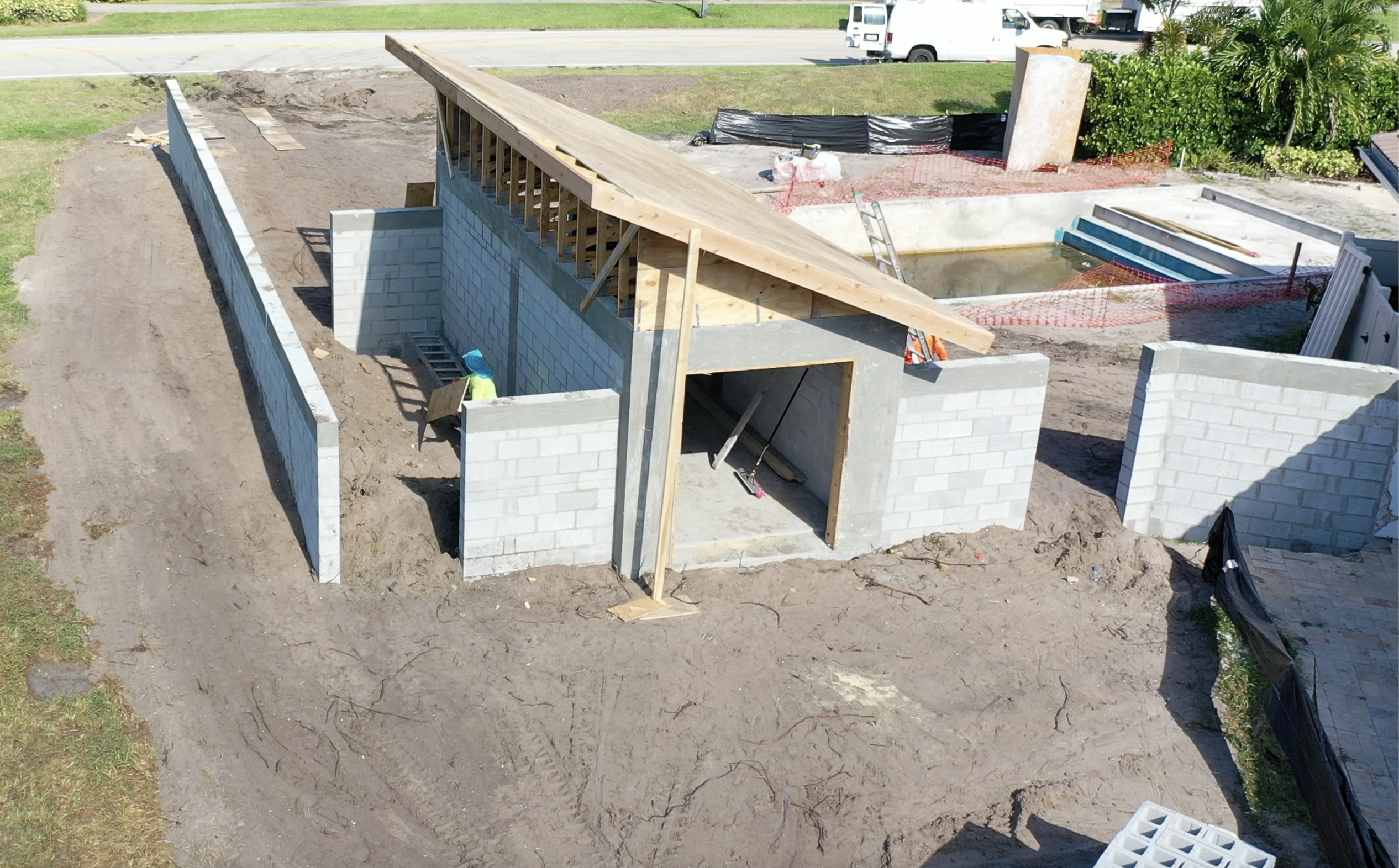Block Wall Construction